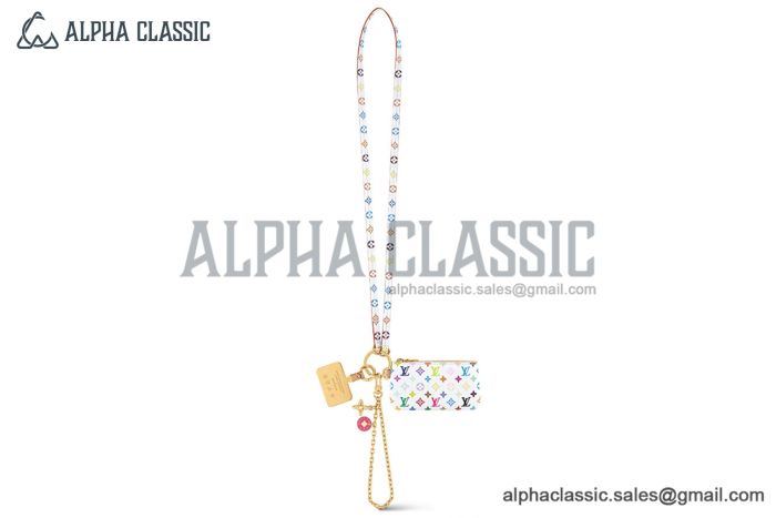 LV x TM Phone Holder Murakami Monogram Canvas M14099