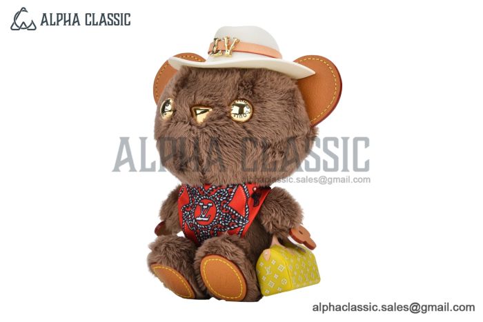 LV Louis Bear Bag Charm Red M03176