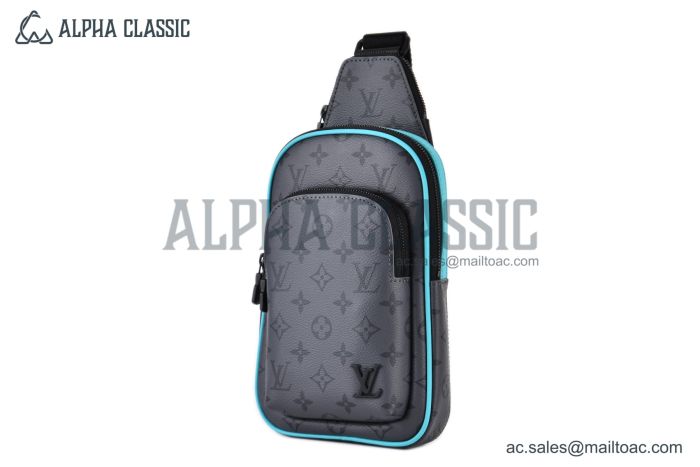 LV Avenue Slingbag PM Monogram Eclipse Reverse Canvas Gray M11703