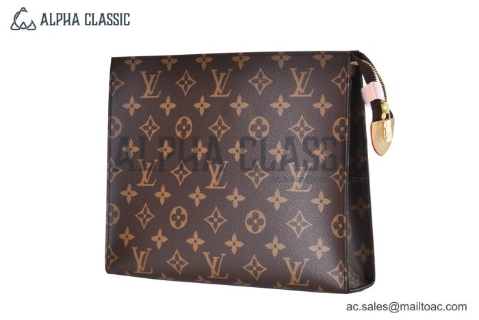 LV Poche Toilette Monogram Canvas Brown M47542