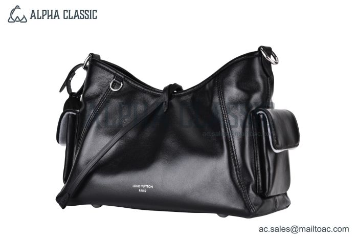 LV CarryAll Vibe BB Lambskin Leather Black M12888