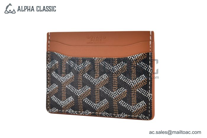 Goyard Saint-Sulpice Card Wallet Black & Tan