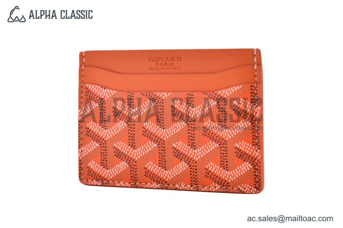 Goyard Saint-Sulpice Card Wallet Orange