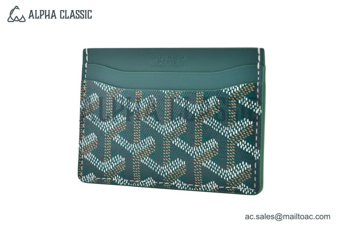 Goyard Saint-Sulpice Card Wallet Green