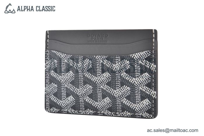Goyard Saint-Sulpice Card Wallet Grey