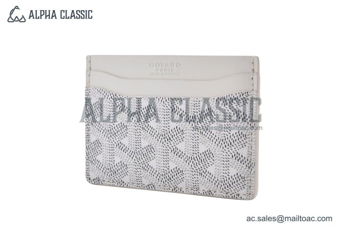 Goyard Saint-Sulpice Card Wallet White