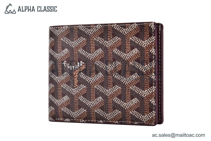 Goyard Victoire Wallet Burgundy