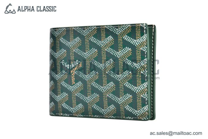 Goyard Victoire Wallet Green
