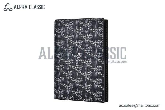 Goyard Grenelle Passport Cover Grey