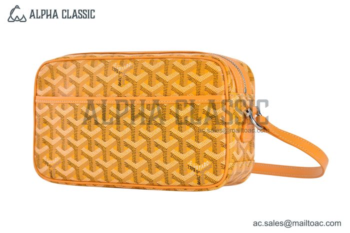 Goyard Cap-Vert PM Bag Canvas & Calfskin Yellow