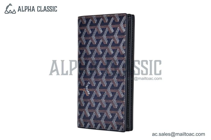 Goyard Richelieu Wallet Navy Blue