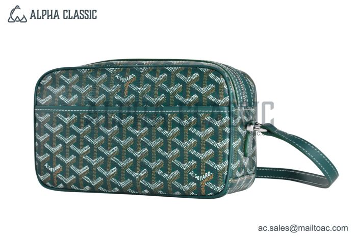 Goyard Cap-Vert PM Bag Canvas & Calfskin Green
