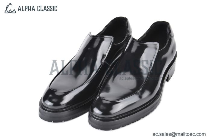 Prada Smooth Loafer Black Patent Leather