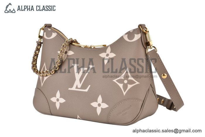 LV Boulogne PM Bag Monogram Empreinte Leather Gray M13224