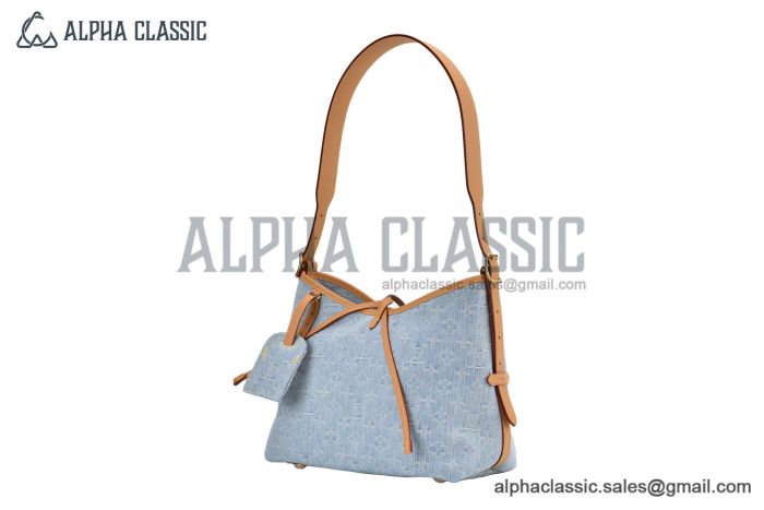 LV CarryAll PM Bag Monogram Denim Blue M11462