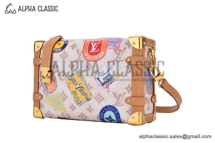 LV Side Trunk MM Bag Monogram Dune Canvas M14606