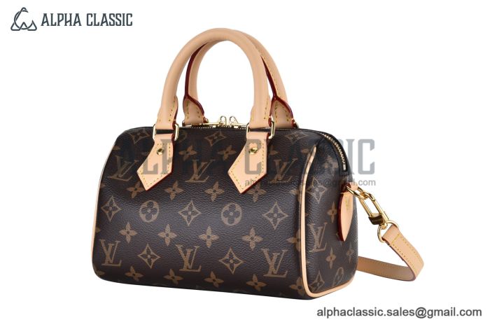 LV Speedy Bandoulière 20 Monogram Canvas Black M46234