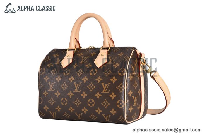 LV Speedy Bandoulière 25 Bag Monogram Canvas Brown M46977