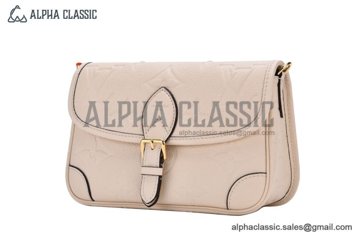 LV Diane Bag Monogram Empreinte Leather Beige M46388