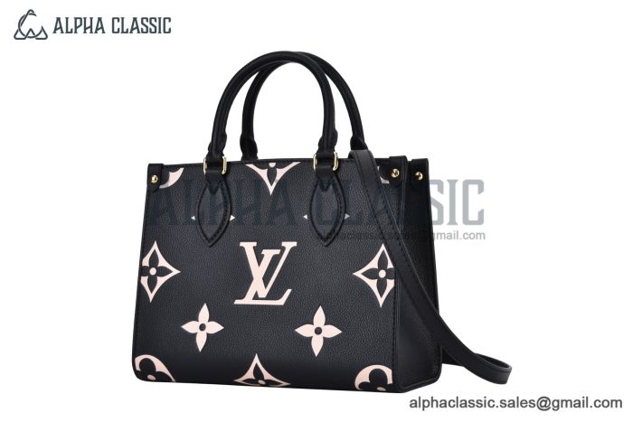 LV OnTheGo PM Bag Monogram Empreinte Leather Black M45659