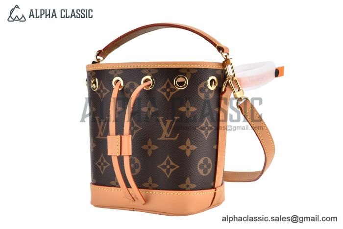 LV Nano Noé Bag Monogram Canvas Brown M81266