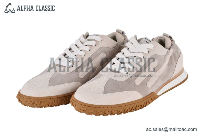 Hermes Jet Sneaker Canvas & Suede Beige Esquisse & Glaise