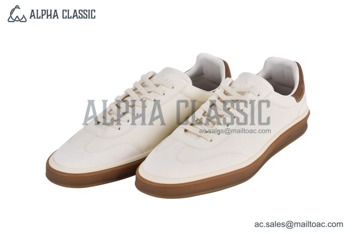 Loro Piana Tennis Walk Sneaker Deerskin White