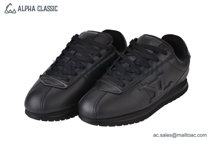 LV Buttersoft Sneaker Lambskin & Calf Leather Black 1AIKEJ
