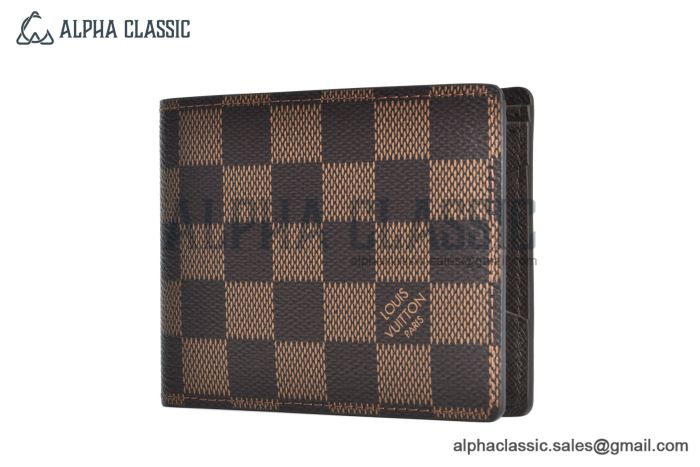 LV Multiple Wallet Brown Damier Graphite Canvas N60895