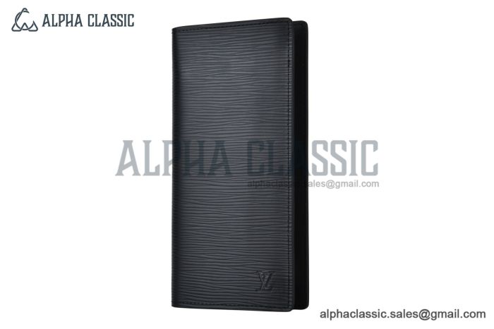 LV Brazza Wallet Black Epi Leather M60622