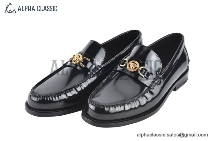 Versace Medusa '95 Black Patent Leather Loafer