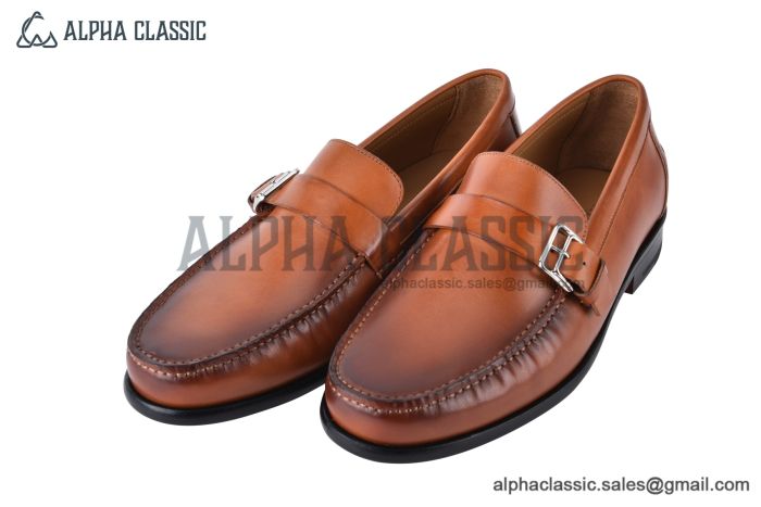 Hermes Igor Gradient Brown Smooth Leather Loafer