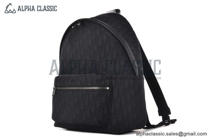 Dior Rider Backpack Black Oblique Jacquard