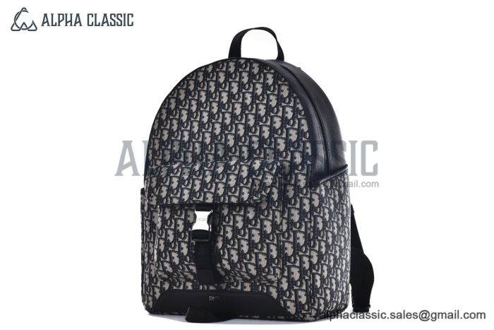 Dior Explorer Backpack Black Oblique Mirage