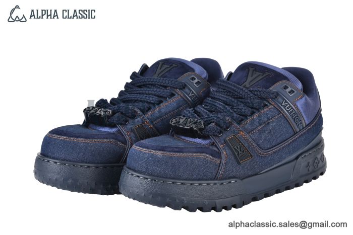 LV Trainer Maxi Sneaker Denim Blue 1AD6GI