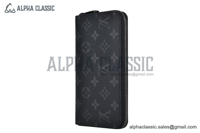 LV Zippy Wallet Black Monogram Canvas M61864