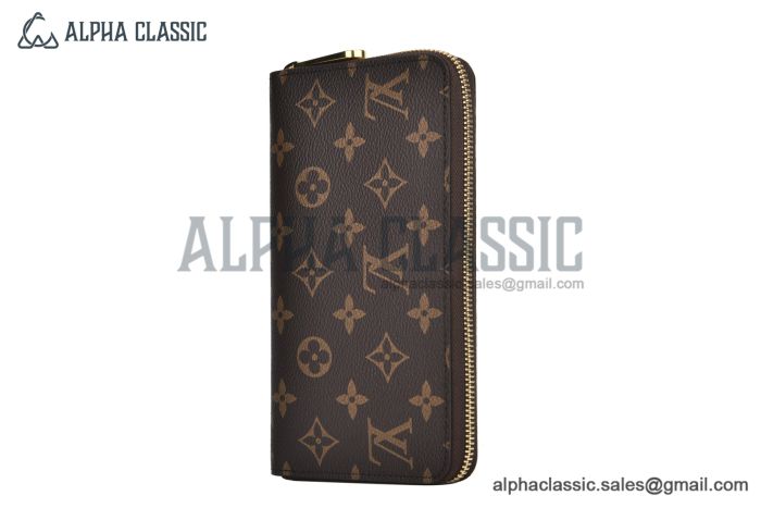 LV Zippy Wallet Brown Monogram Canvas M42616