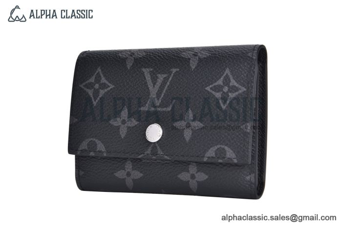 LV Victor Wallet Black Monogram Eclipse Canvas M12598