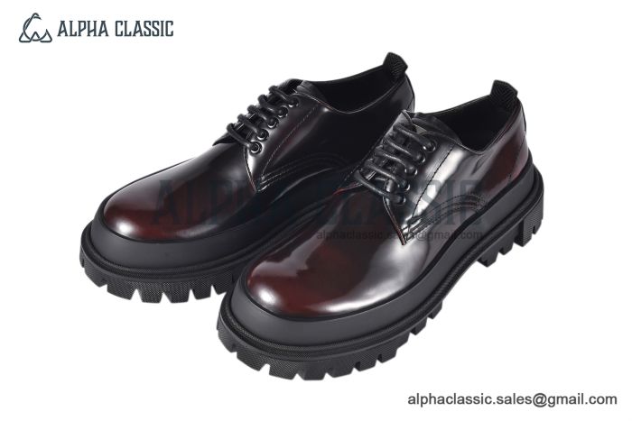 Dolce & Gabbana Hi-trekking Brushed Brown/Black Calfskin Derby Shoes