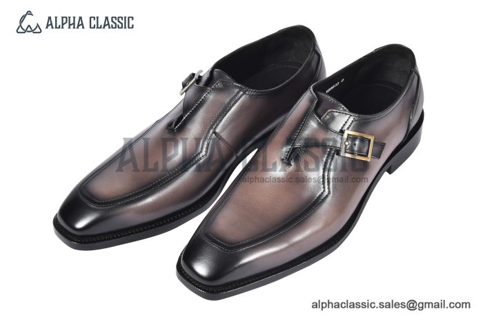 Berluti Beige Calfskin Monk Shoe