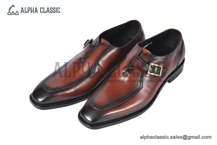 Berluti Dark Brown Calfskin Monk Shoe