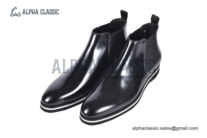 Berluti Black Demesure Flex Calfskin Boot