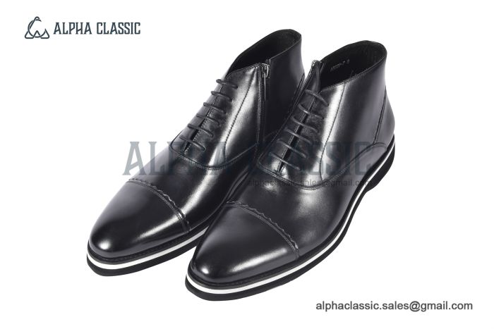 Berluti Black Brushed Alessio Calfskin Boot