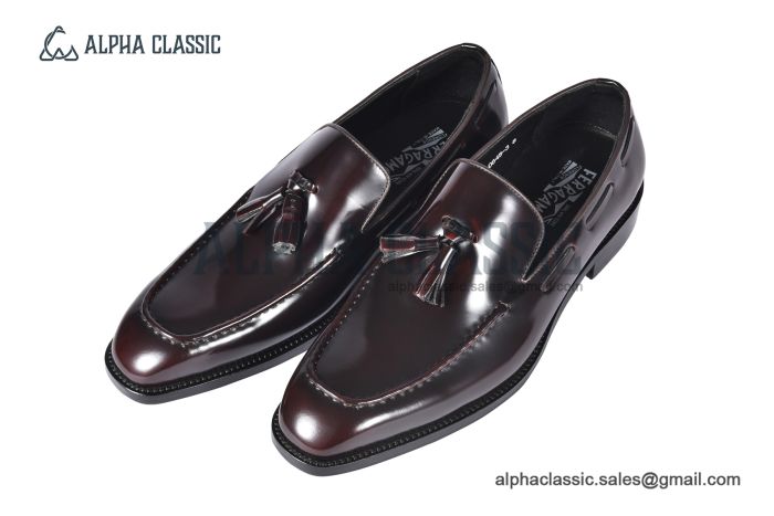 Ferragamo Red Calfskin Tassel Loafer