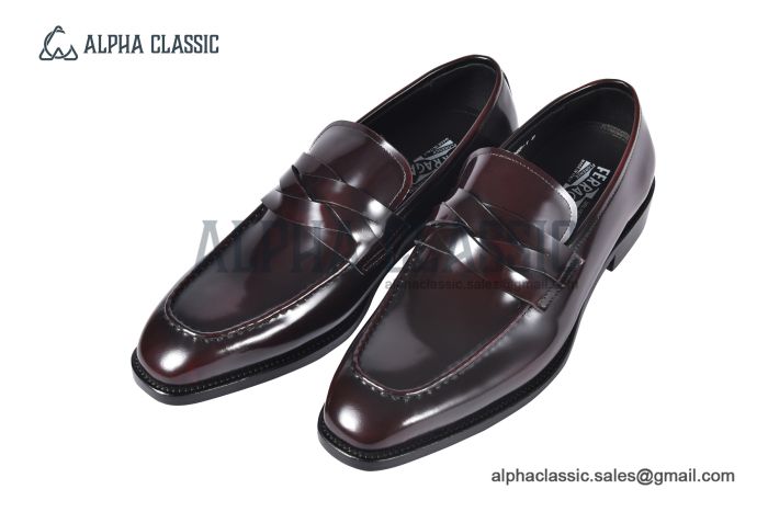 Ferragamo Red Calfskin Loafer