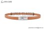 HERMES Lady Kelly 18 Buckle & Orange Epsom Leather Belt