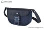 Dior Mini Saddle Messenger Bag with Flap Blue Oblique Jacquard with Blue Grained Calfskin