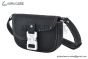 Dior Mini Saddle Messenger Bag with Flap Black Grained Calfskin