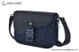 Dior Small Saddle Messenger Bag with Flap Blue Oblique Jacquard with Blue Grained Calfskin