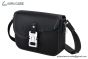 Dior Small Saddle Messenger Bag with Flap Black Grained Calfskin